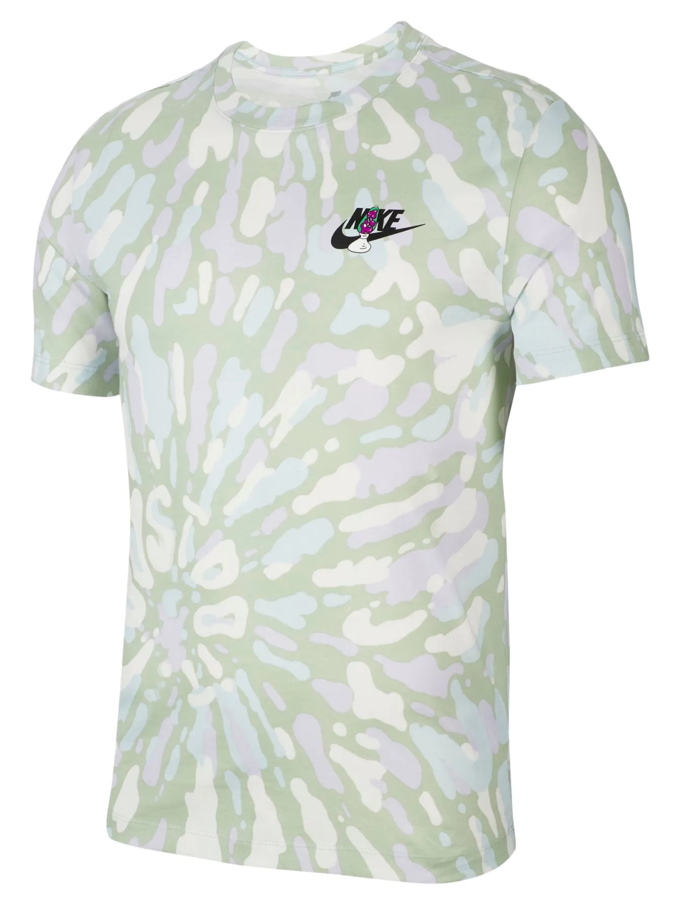 Playera Nike Sportswear Black Ligth Tie Dye Para Hombre