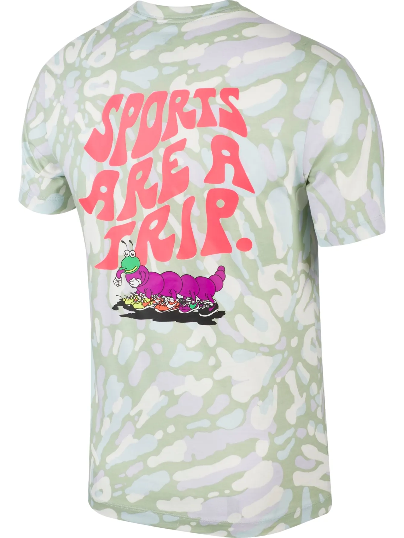 Playera Nike Sportswear Black Ligth Tie Dye Para Hombre