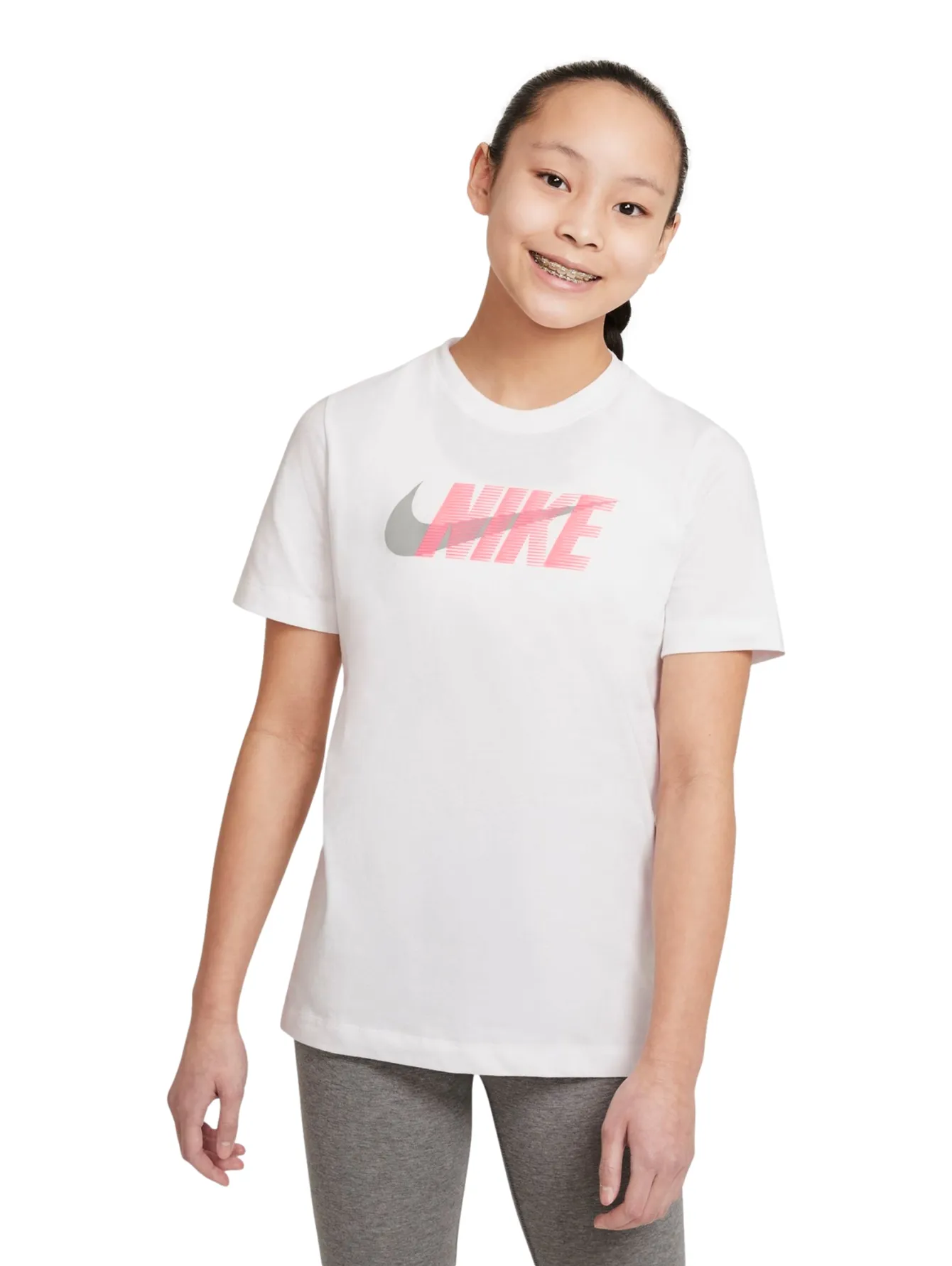 Playera Nike Sportswear Swoosh Para Niña