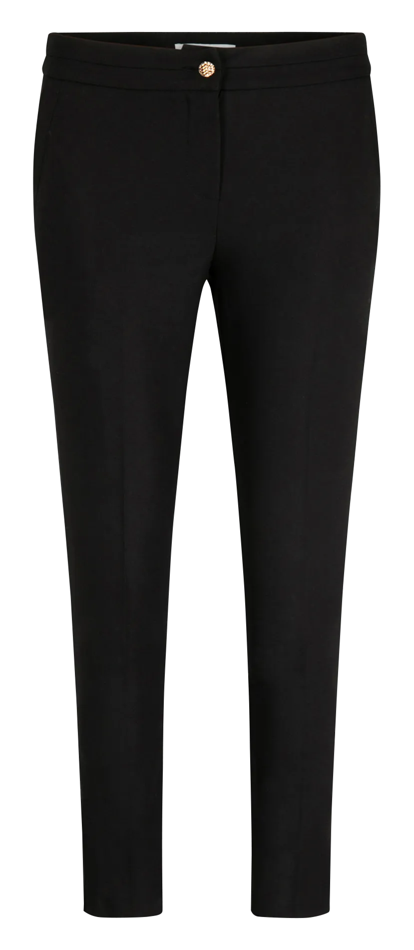 PLIME.F  PANTALóN SLIM TOBILLERO DE MEZCLA DE ALGODóN EN NEGRO