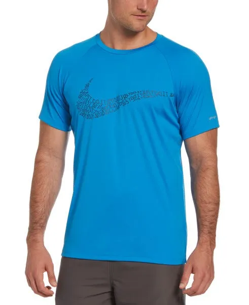 Polera Entrenamiento Hombre Nike Hydroguard Azul