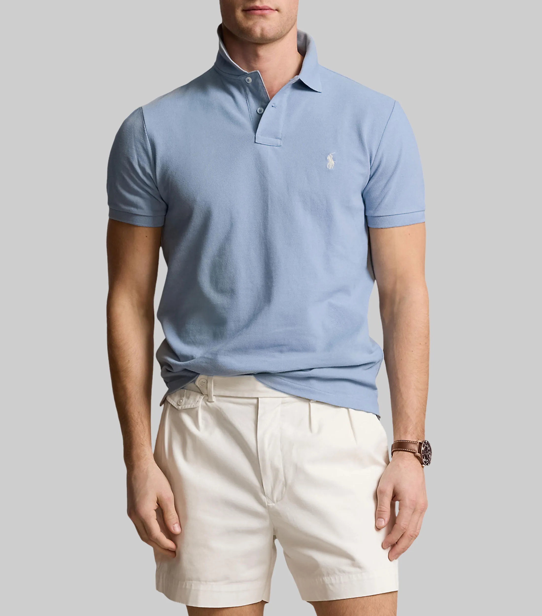 Polo Ralph Lauren Playera tipo polo lisa de manga corta Hombre