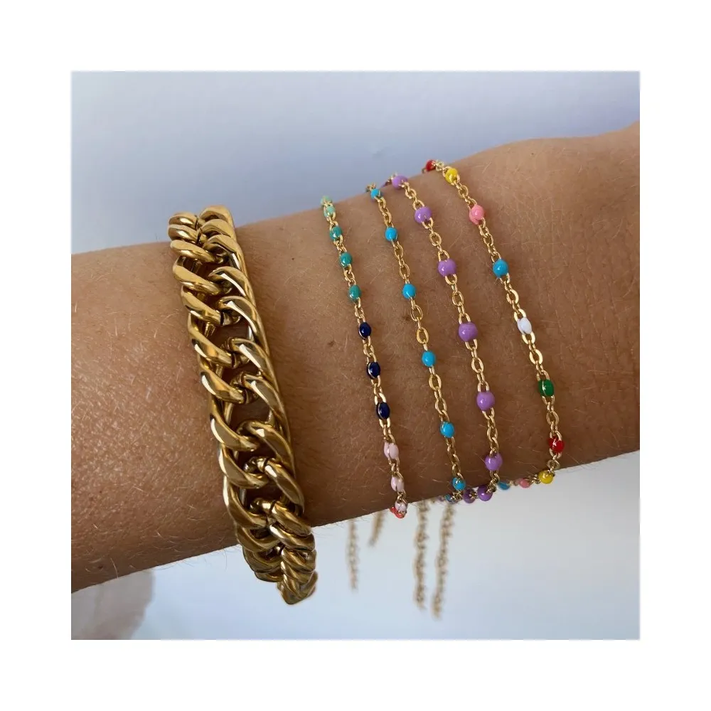 Pulsera Noah Turquesa Oro