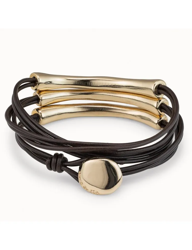 Pulsera "o no tubi" Uno de 50 Dorada
