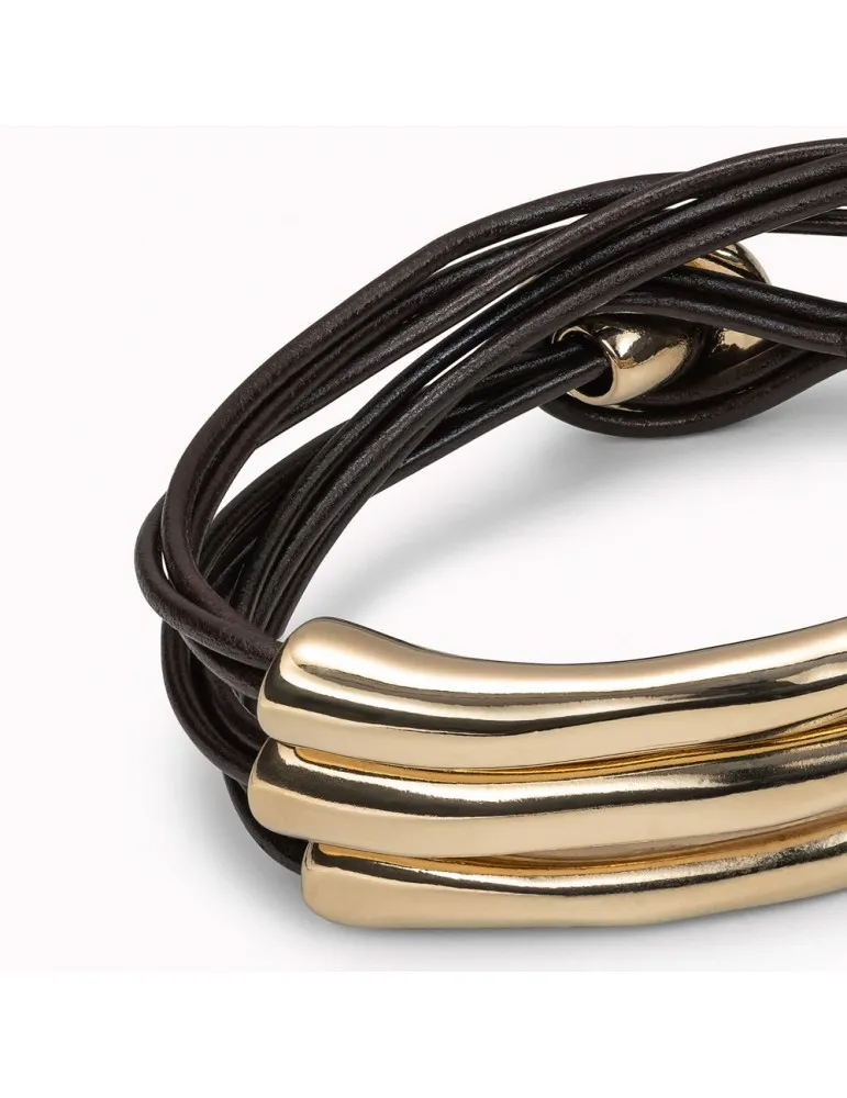 Pulsera "o no tubi" Uno de 50 Dorada