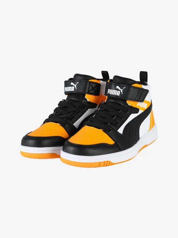Puma Rebound v6 Mid AC Zapatillas altas bicolor para niños