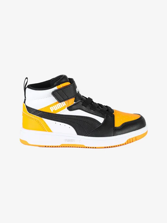 Puma Rebound v6 Mid AC Zapatillas altas bicolor para niños