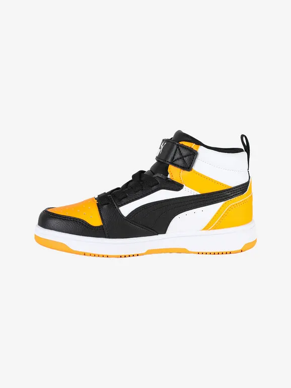 Puma Rebound v6 Mid AC Zapatillas altas bicolor para niños