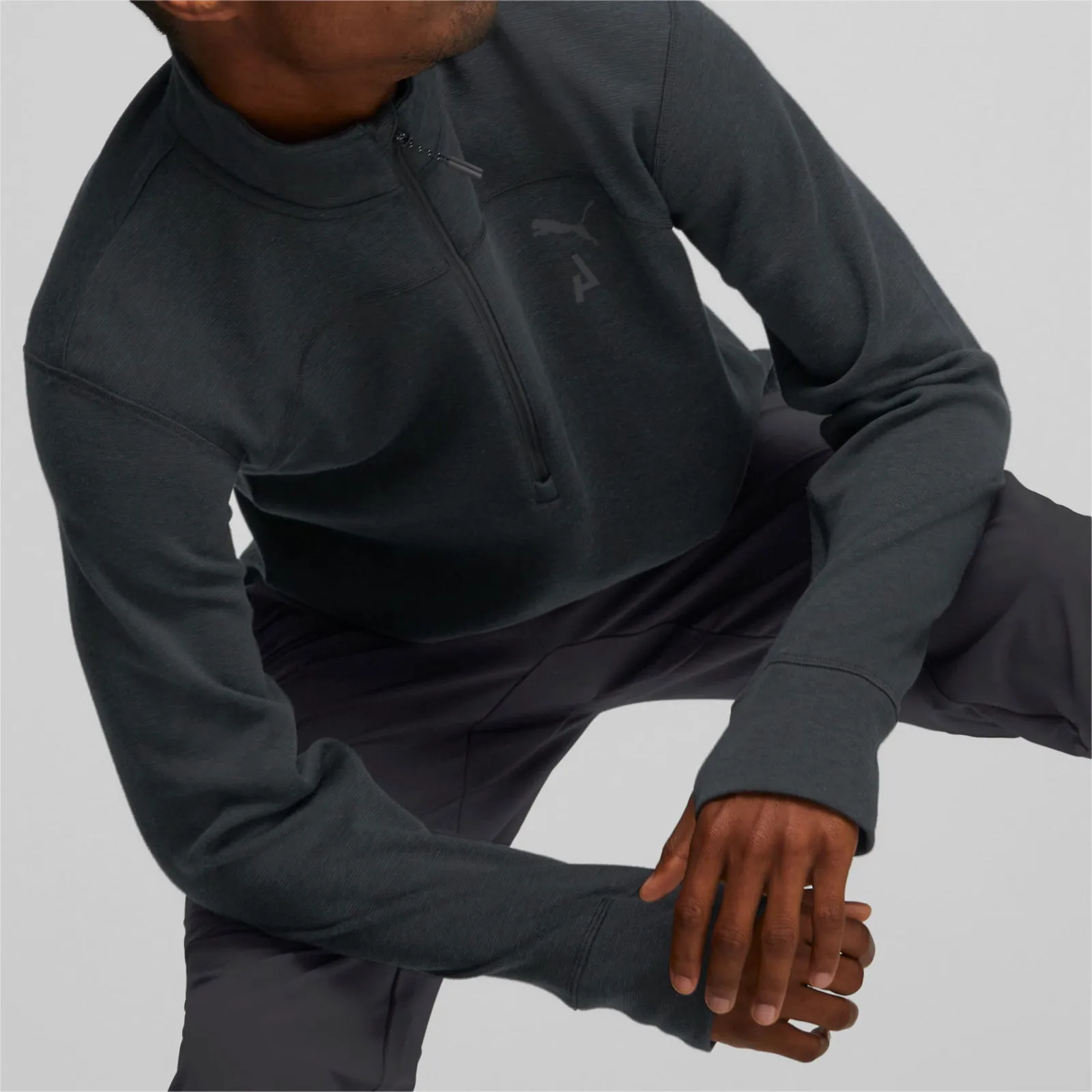 PUMA SEASONS HALFZIP RUNNING PULLOVER