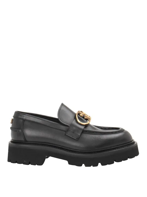 ROBERTO CAVALLI MOCASINES  NEGRO
