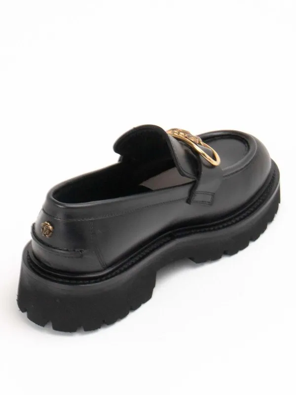 ROBERTO CAVALLI MOCASINES  NEGRO