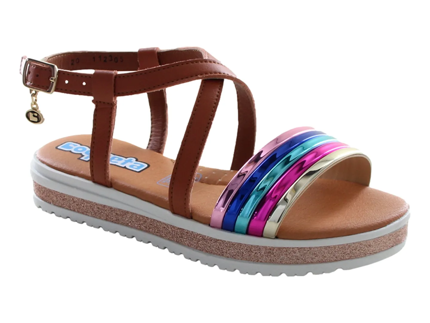 Sandalias Coqueta 112305mpiel Para Niña
