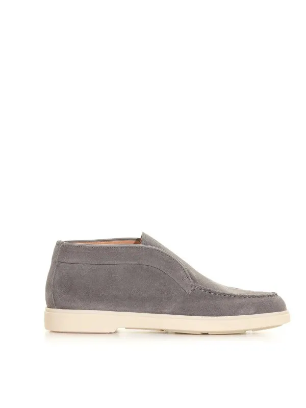 SANTONI MOCASINES  GRIS