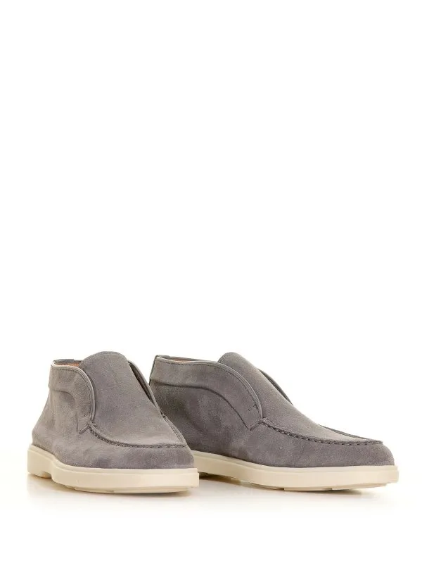 SANTONI MOCASINES  GRIS