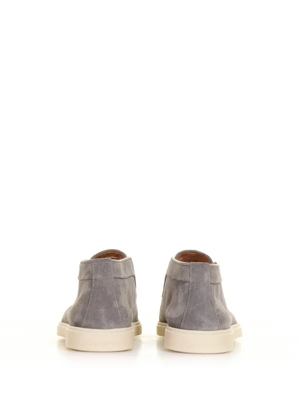 SANTONI MOCASINES  GRIS