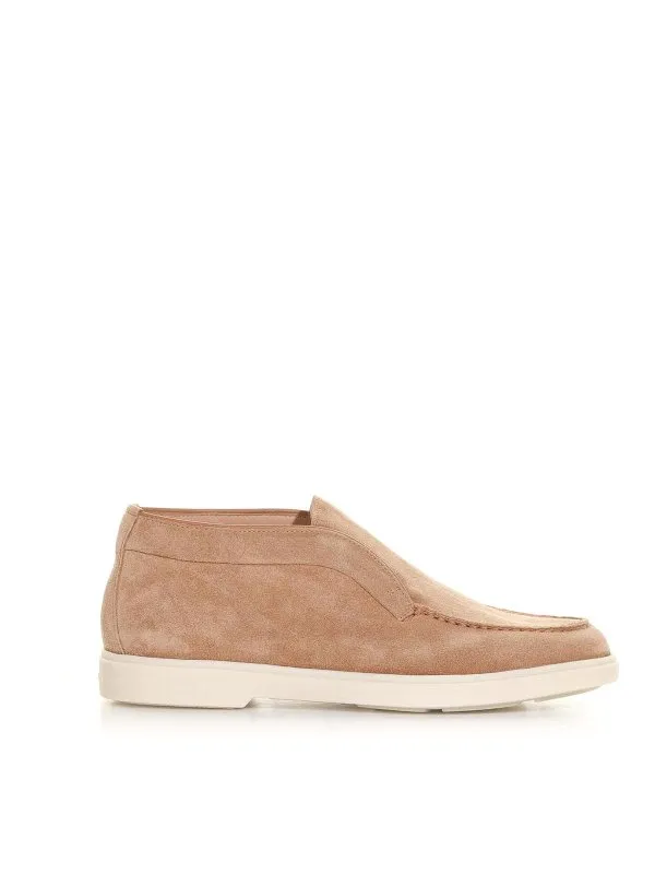 SANTONI MOCASINES  MARRóN