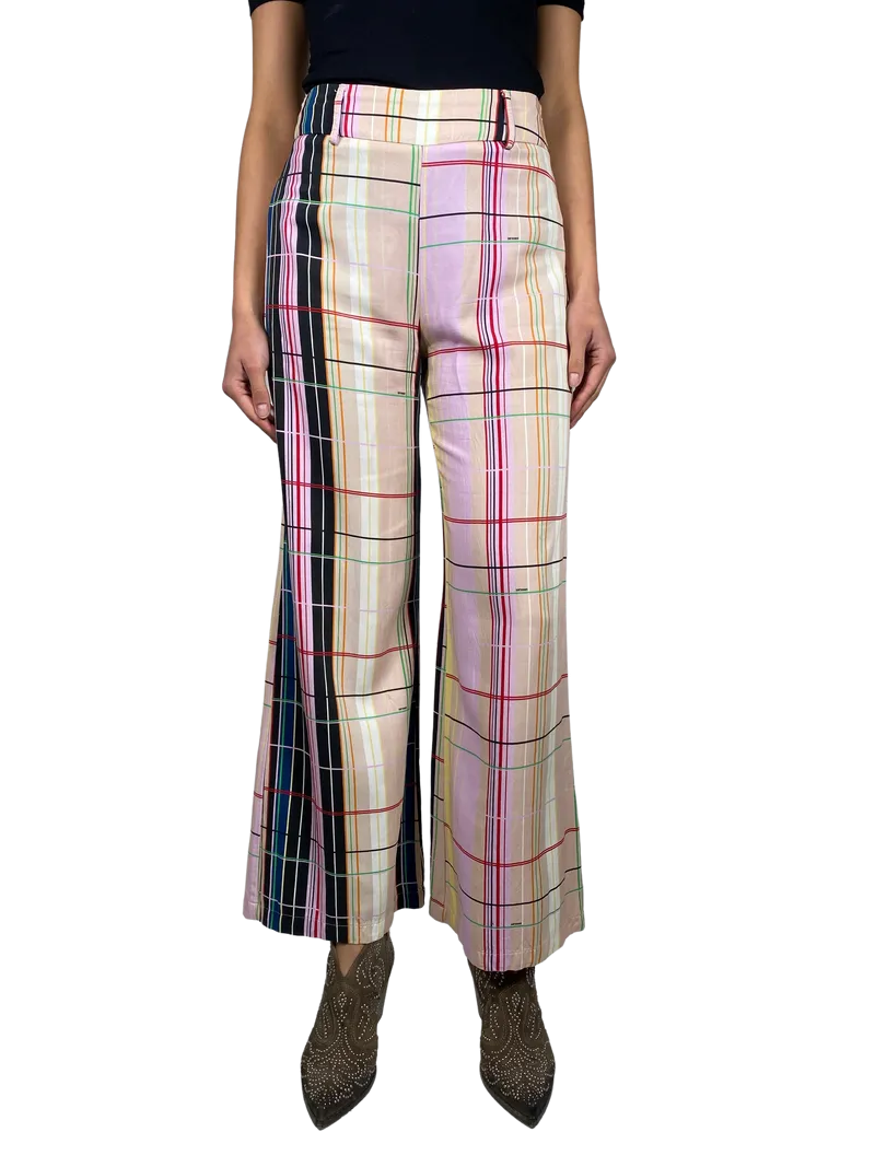 SINGOLARE Pantalón Pink Tartan