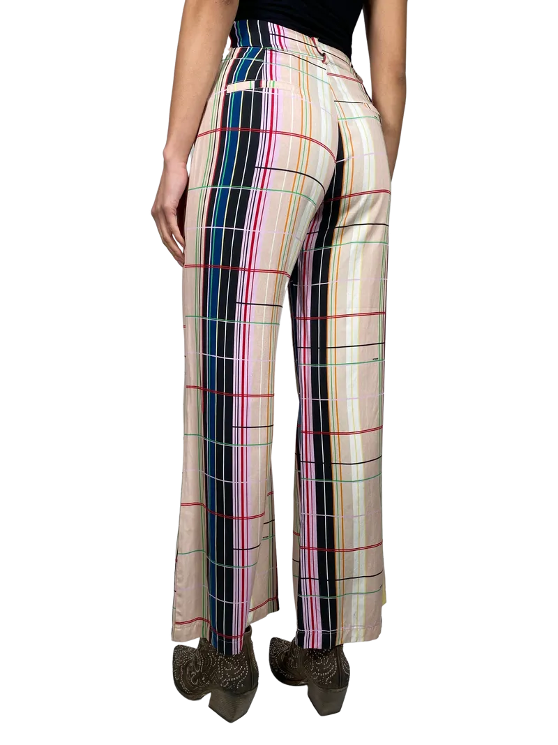 SINGOLARE Pantalón Pink Tartan