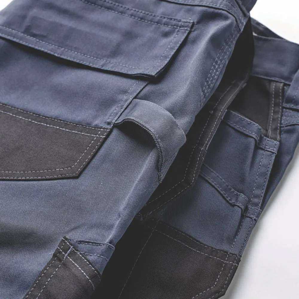 Site Jackal, pantalón corto multibolsillo, gris/negro (cintura 38