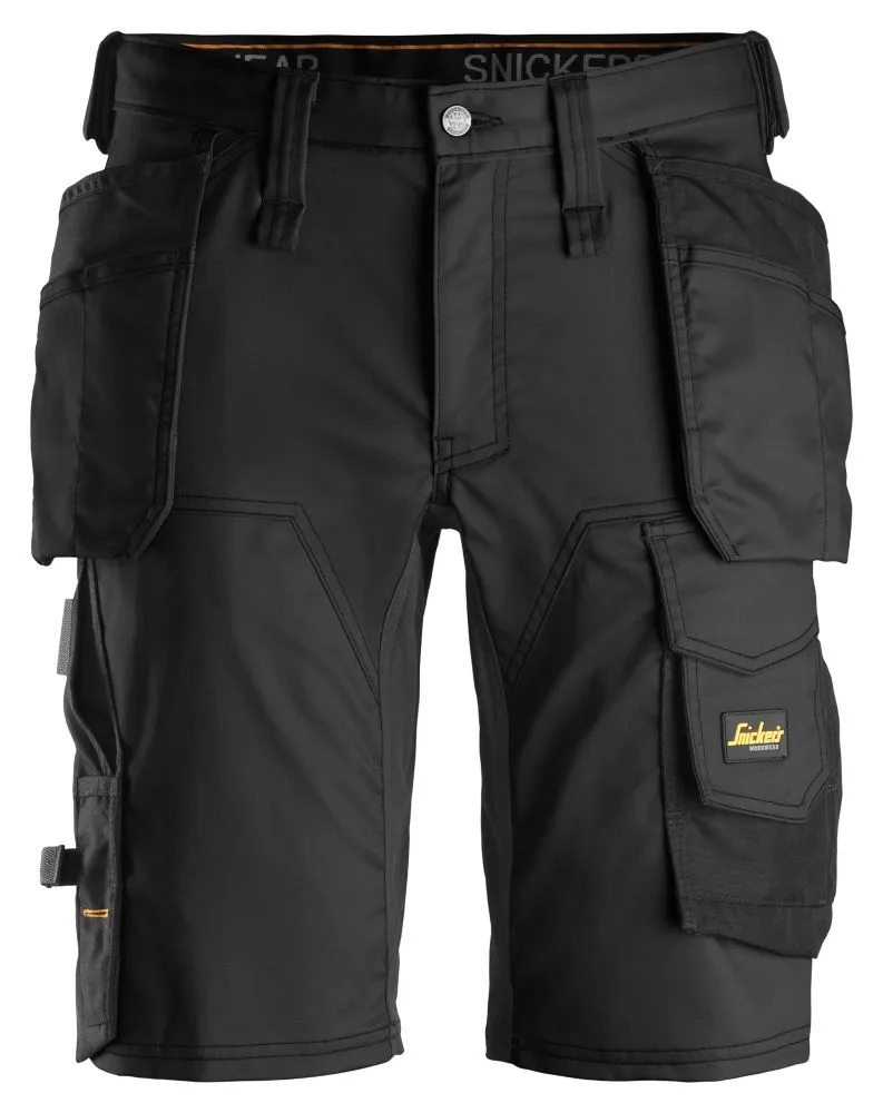 Snickers AW, pantalón costo elástico, negro (cintura 35
