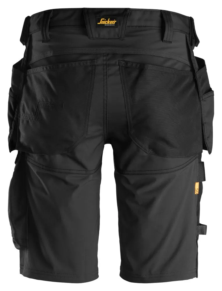 Snickers AW, pantalón costo elástico, negro (cintura 35
