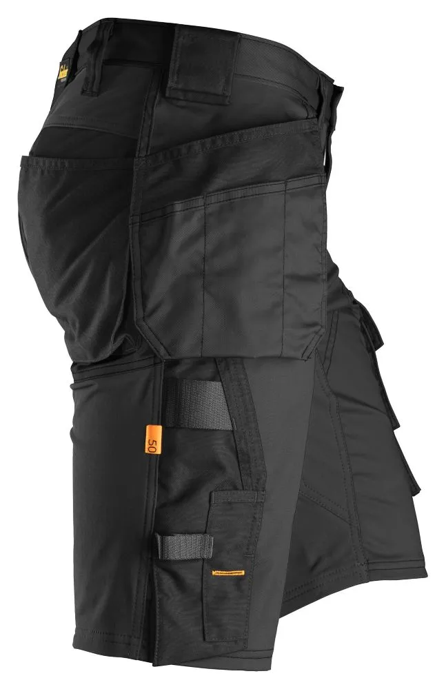 Snickers AW, pantalón costo elástico, negro (cintura 35