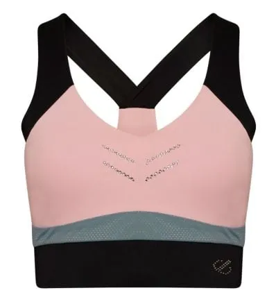 Sujetador Dare2B Crystallize Bra (PwdrPink/Blk) Mujer