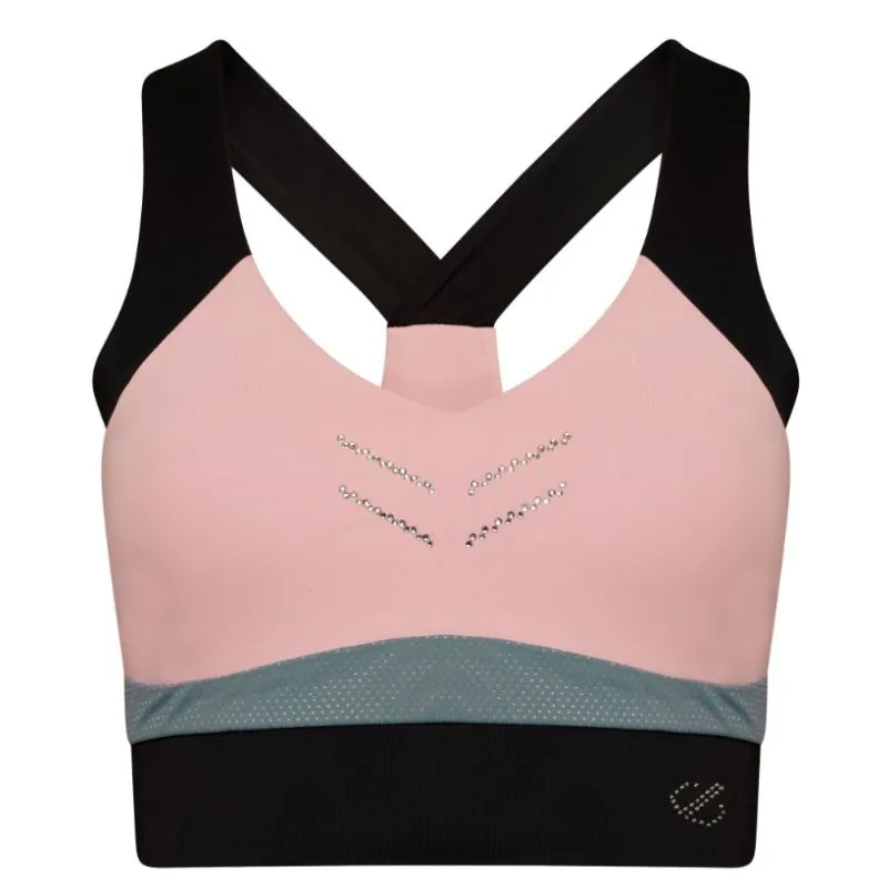 Sujetador Dare2B Crystallize Bra (PwdrPink/Blk) Mujer