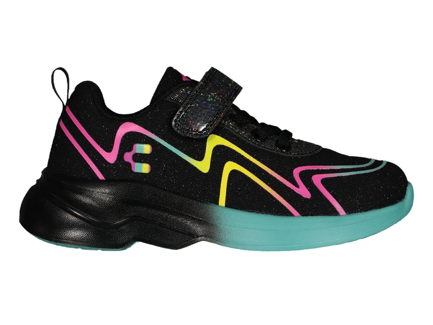 Tenis Charly 98426 Negro Para Niña