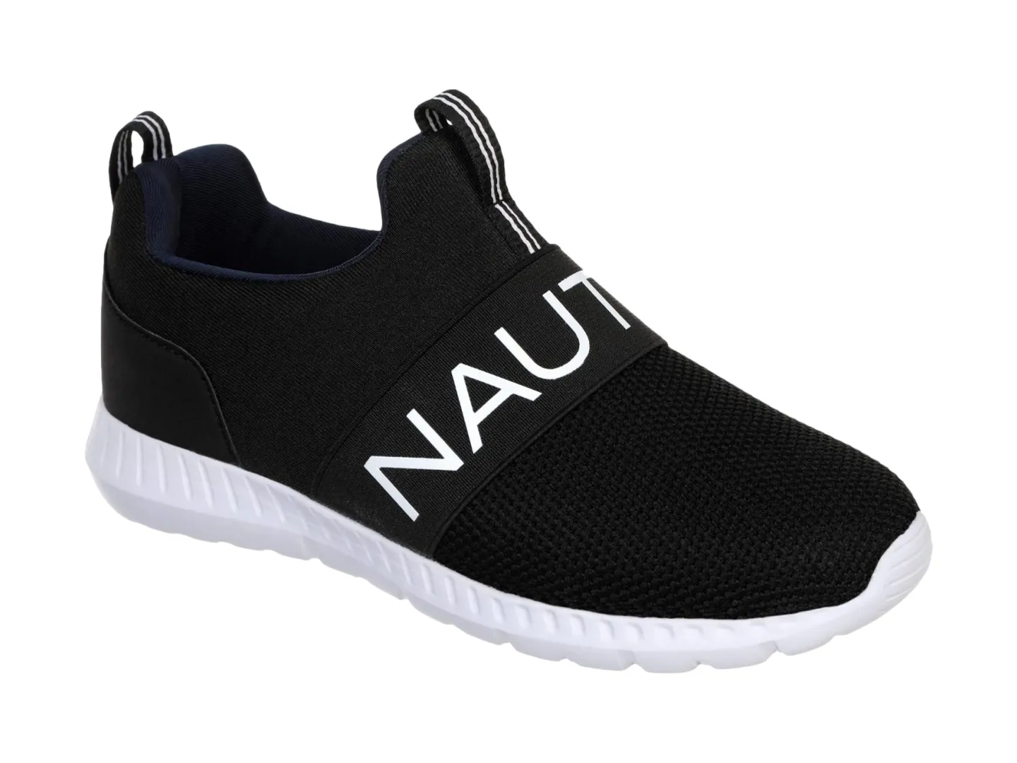 Tenis Nautica Vizcaya Negro Para Niño