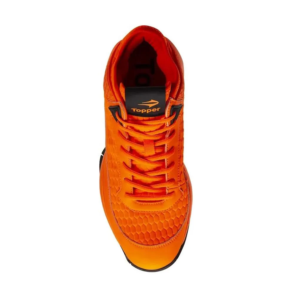 TOPPER ZAPATILLAS HOMBRE   BLOCK NARANJA SHOCKNEGRO