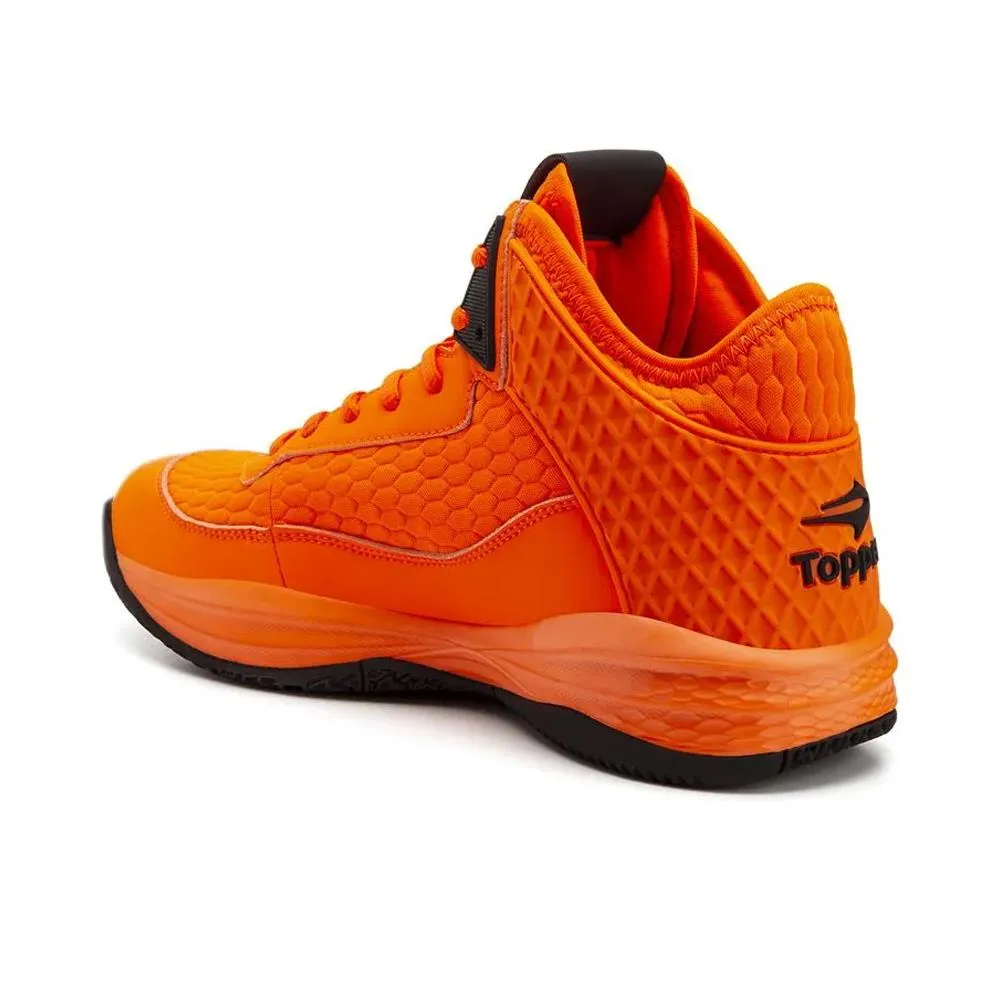 TOPPER ZAPATILLAS HOMBRE   BLOCK NARANJA SHOCKNEGRO