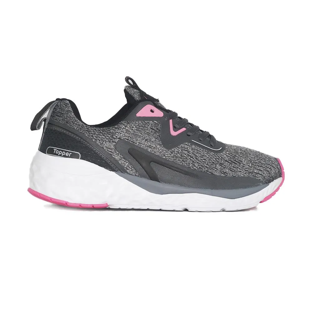 TOPPER ZAPATILLAS MUJER  EFFECTIVE GRIS FUCSIA