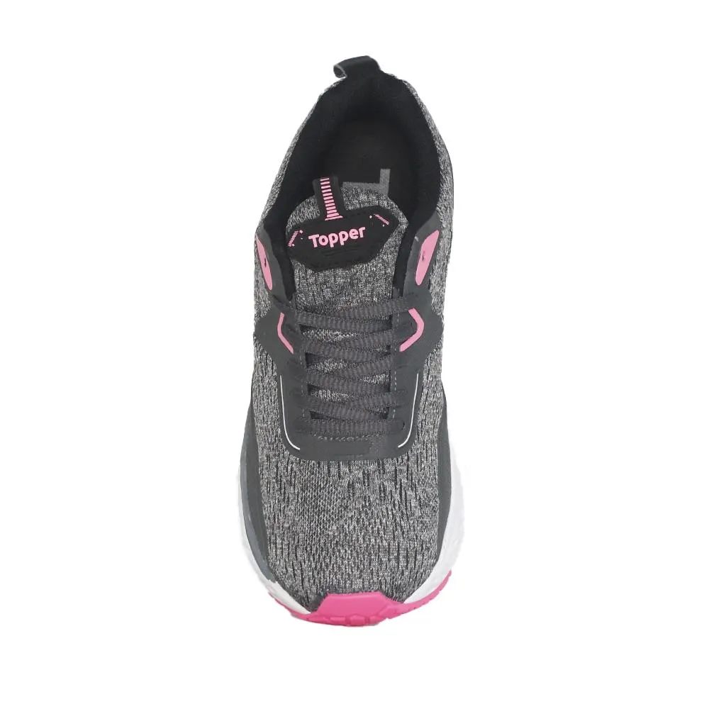 TOPPER ZAPATILLAS MUJER  EFFECTIVE GRIS FUCSIA