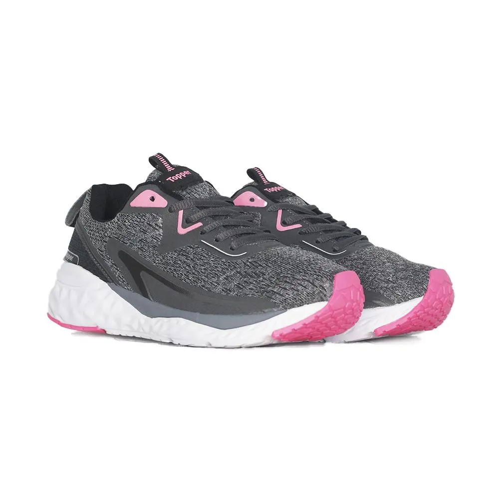 TOPPER ZAPATILLAS MUJER  EFFECTIVE GRIS FUCSIA