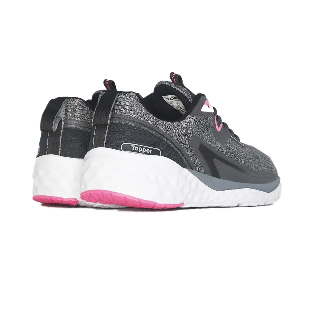 TOPPER ZAPATILLAS MUJER  EFFECTIVE GRIS FUCSIA