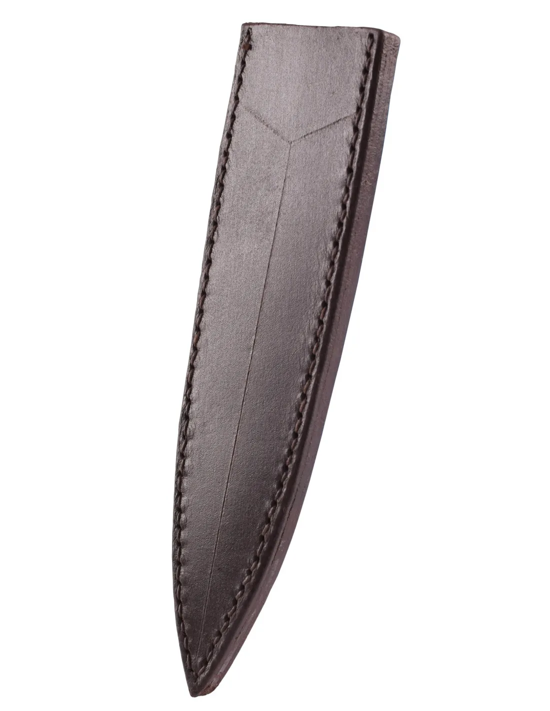 Vaina de cuero para daga medieval de botas (17,5 cm.)