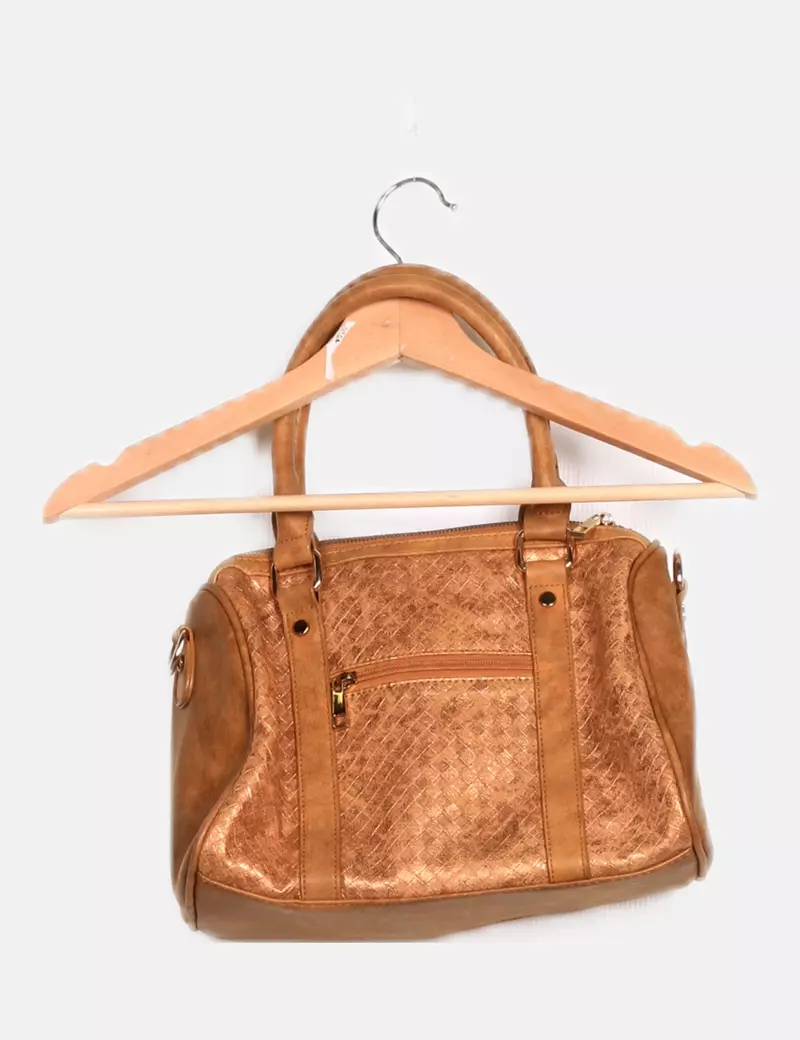 Xti Bolso beige texturizado