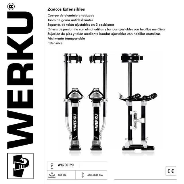 ZANCOS EXTENSIBLES WERKU 6001000CM
