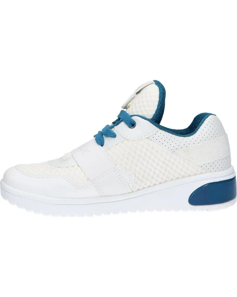 ZAPATILLAS DEPORTE DE MUJER Y NIñA Y NIñO GEOX J927QB 01454 J XLED C1ZJ4 WHITEPETROL