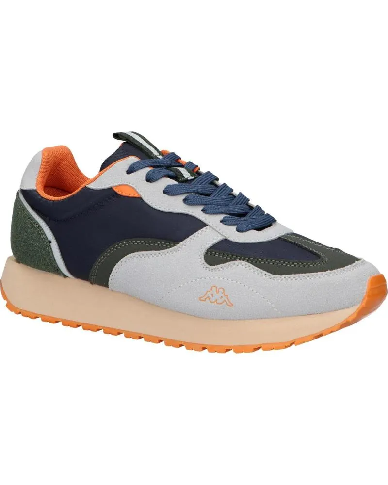 ZAPATILLAS DEPORTE KAPPA  DE HOMBRE 311F41W ARVIKA  A3E BLUE DKORANGE DK