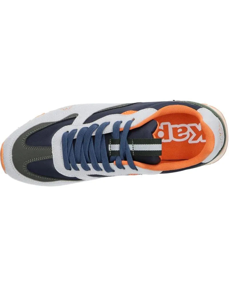 ZAPATILLAS DEPORTE KAPPA  DE HOMBRE 311F41W ARVIKA  A3E BLUE DKORANGE DK