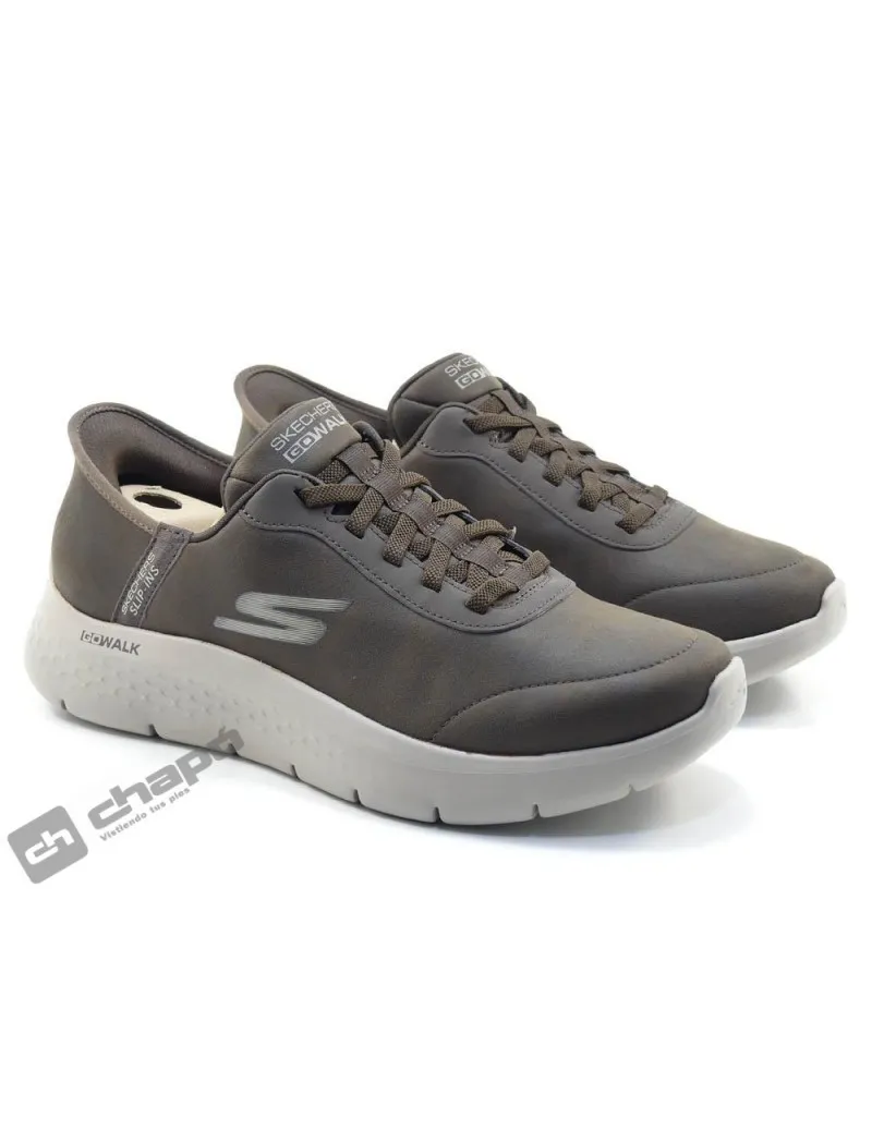 Zapatillas Deportiva Taupe Skechers 216326