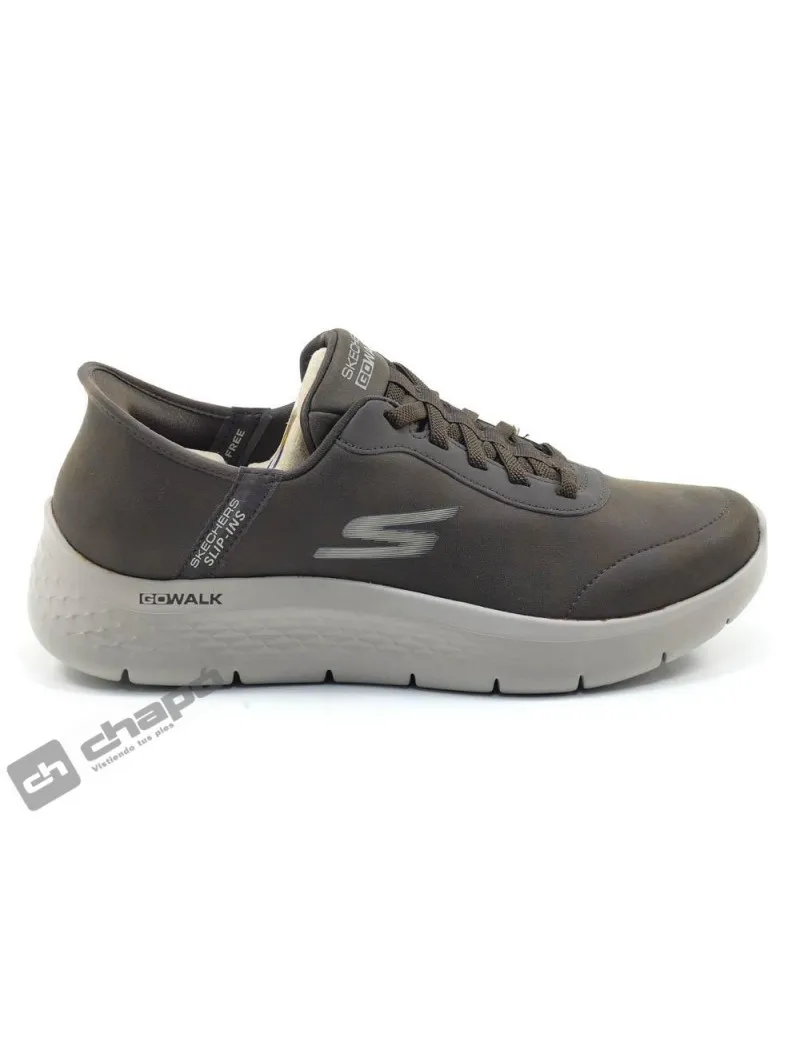 Zapatillas Deportiva Taupe Skechers 216326