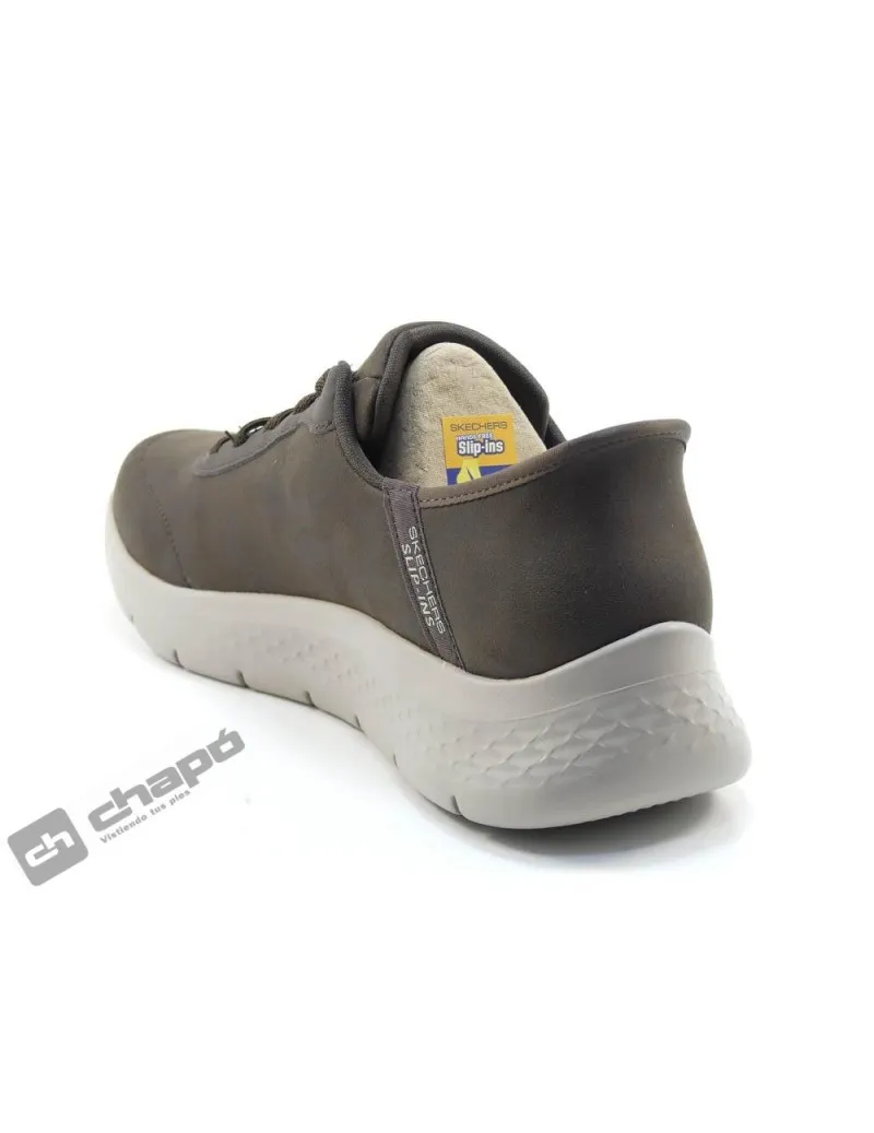 Zapatillas Deportiva Taupe Skechers 216326