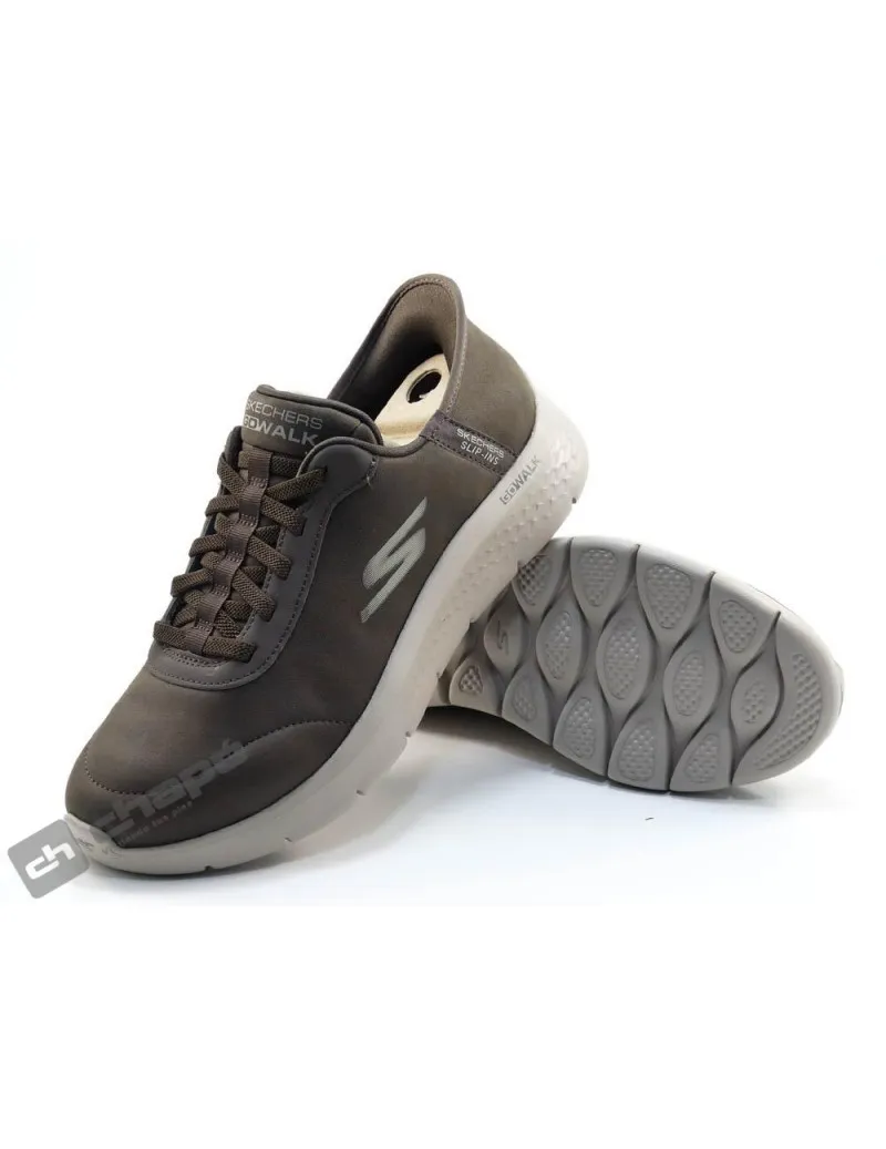 Zapatillas Deportiva Taupe Skechers 216326