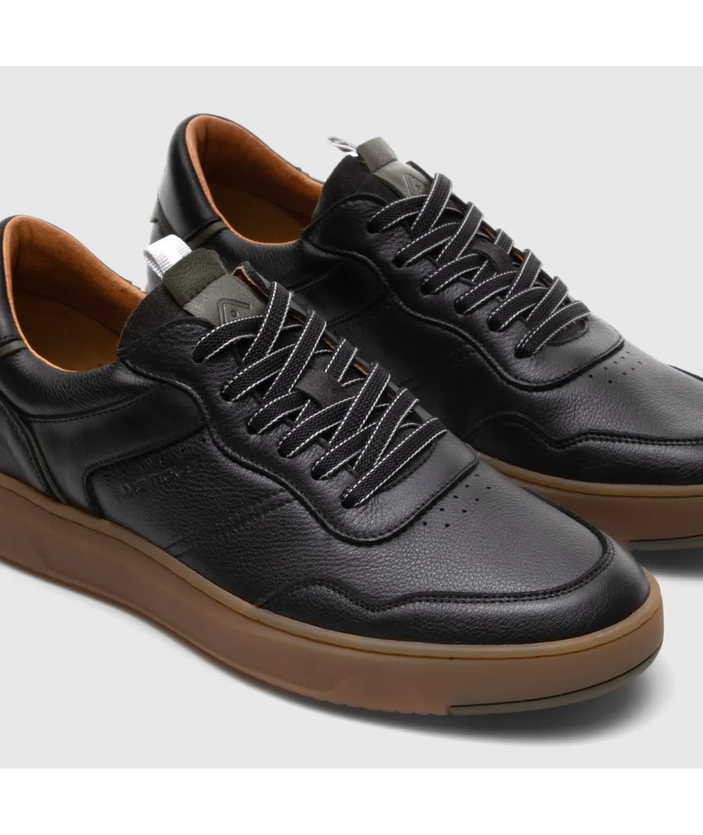 ZAPATILLAS EN CUERO AMBITIOUS AKTIF PANEL LOWTOP