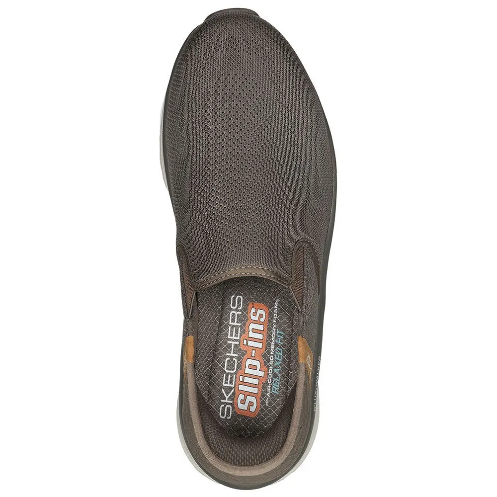 ZAPATILLAS SKECHERS D´LUX WALKER OXFORD MARRON 232455BRN