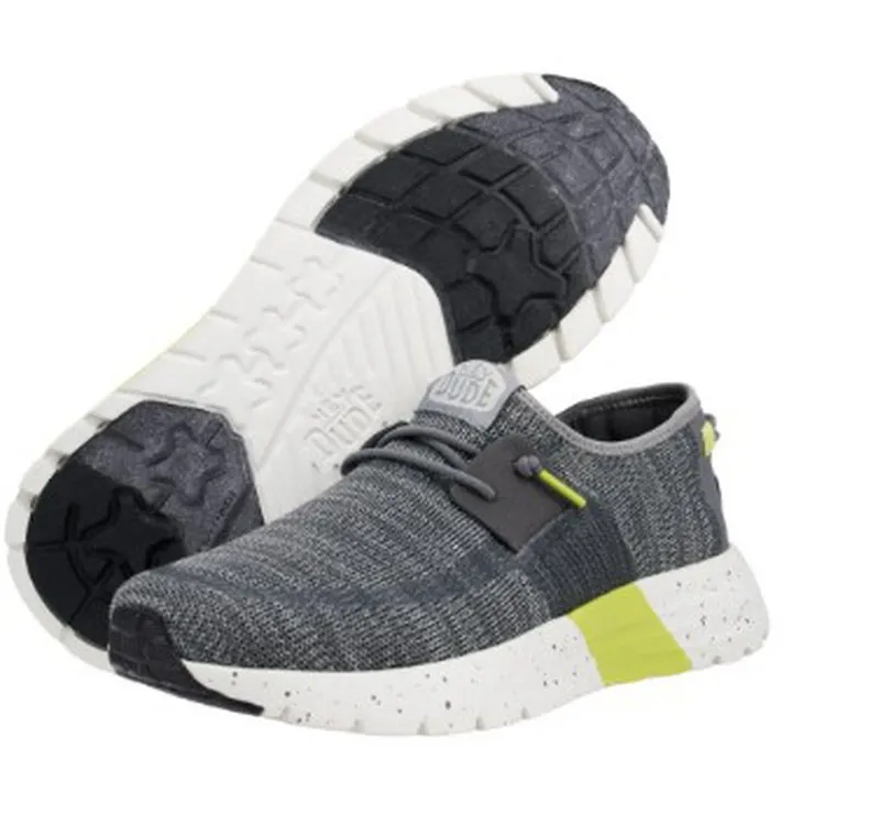 Zapatos Dude SIROCCO textil gris